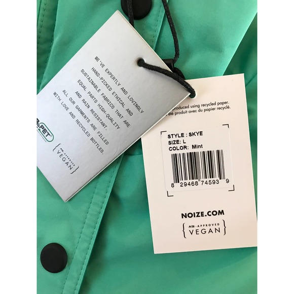 Noize Skye Windbreaker Jacket Peta Approved Vegan - Picture 6 of 7